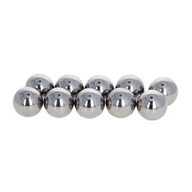 Othmro 19mm Precision Chrome Steel Bearing Balls G10 Balls Bearings Precision Beads Silver Color for Bearing Motorcycles Bicycles Casters 10Pcs