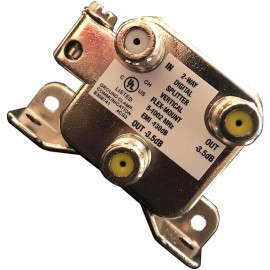 Extreme Broadband Engineering LOT OF 2 Extreme Broadband BDS102VF 2-Way Digital Coaxial Vertical Splitter