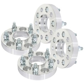 AUTOMUTO 4set 5x110 1 inch Wheel Spacers adapters 5 Lug 5x110mm to 5x110mm 12x1.25 Studs 65.1mm Compatible for Dodge Dart 200 for Jeep for Cherokee