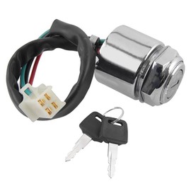 4 Wire Pin Key Ignition Switch for Go Kart ATV Quad Dirt Bike Scooter Motorcycle Ignition Starter Switch