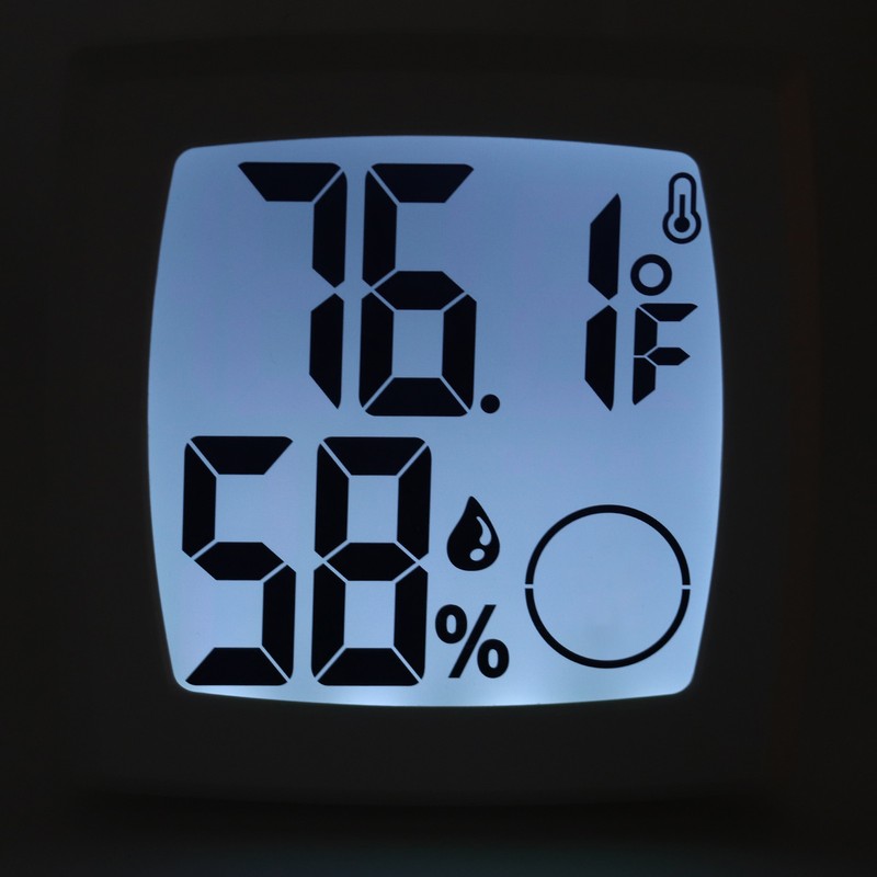 Multifunctional Indoor Thermometer Tabletop Thermo Hygrometer Minimalist Digital Hygrometer
