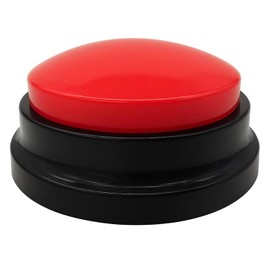 MarQo – RECORDABLE PRODUCTS Buzzer con funzione audio e registrazione: pulsante registratore vocale per aula, giocattolo per cani intelligenza e talk – 30 secondi registrazione, forte e riutilizzabile