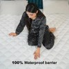 4AS Quilted Waterproof Mattress Protector - Hypoallergenic & Breathable Mattress