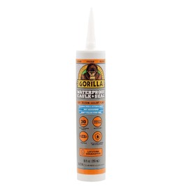 Gorilla Glue Clear Caulk 10Oz Sealant For Home Improvement Waterproof Adhesive