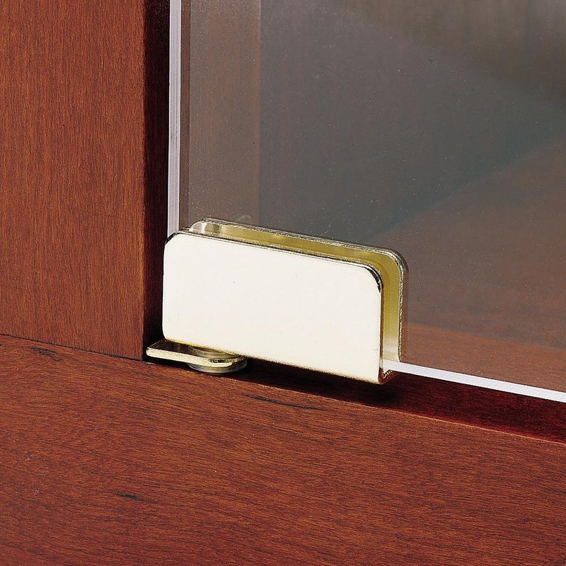 Glass Door Pivot Hinge - Black (Pair)