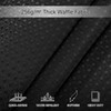 PANGSINNE 90 inch Long Waffle Textured Fabric Shower Curtains, 256GSM
