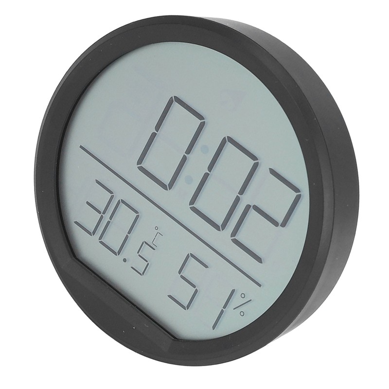 Indoor Thermometer Hygrometer Multifunction Thin Accurate Wall Mounted Digital Alarm
