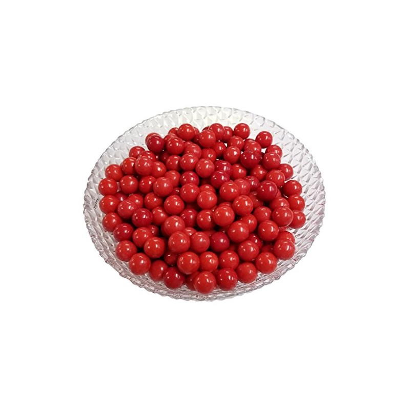 Mini Gumballs 0.5 Inch (Red, 2 Pound)