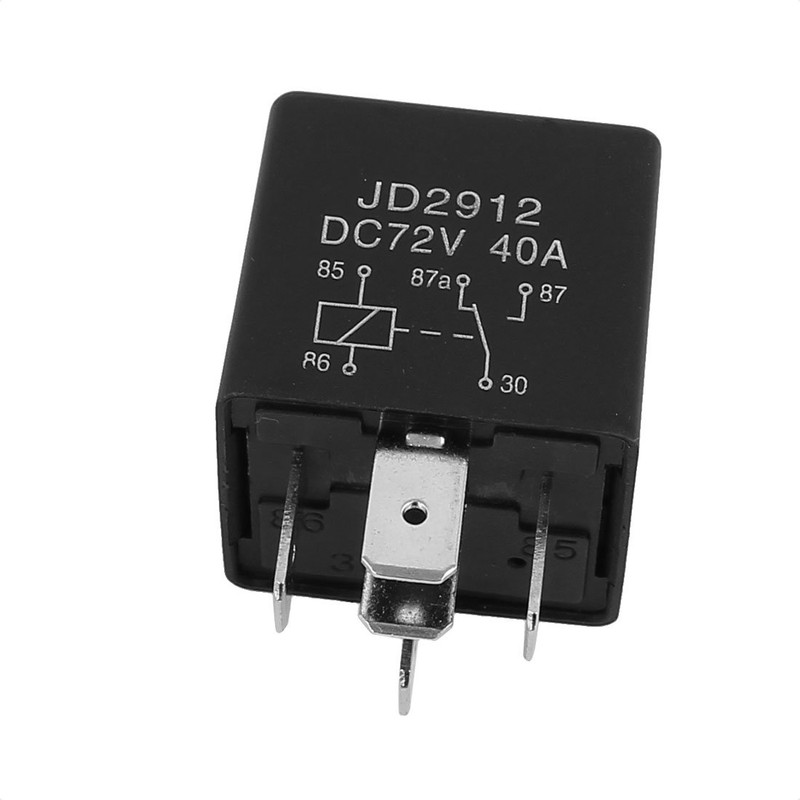 uxcell JD2912 DC 72V Coil 40A 5 Pins SPDT Security