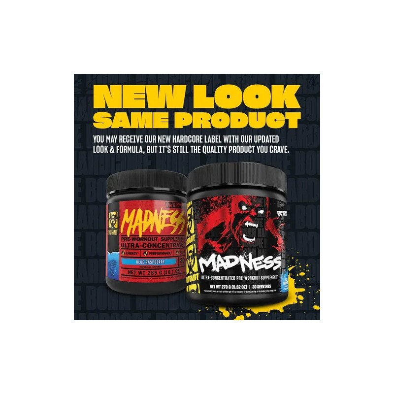 Pre Entreno Mutant Madness 30 Servicios Todos Los Sabores