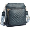 Travistar Bolsa Crossbody Mujer, Bandolera Mujer Cuero PU, Protección RFID
