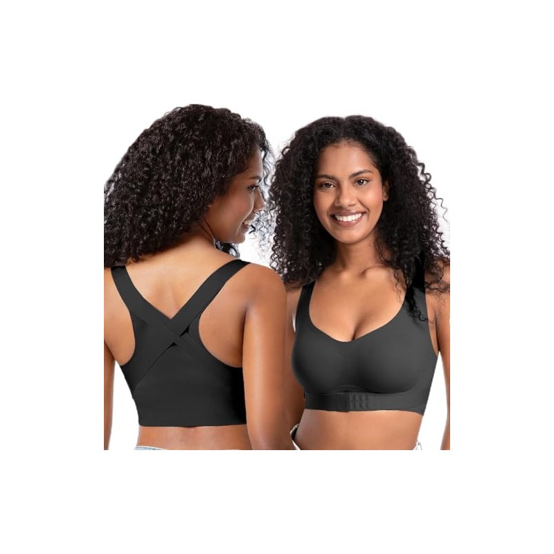 Posture Bra for Women Wireless Push Up Bralette Full Coverage