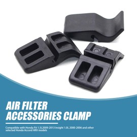 Bookeel 2 PCS Car Air Filter Air Box Housing Clip, 1.21" x 0.62" One-piece Air Grille Cover Buckle Replacement Part 17219-P65-000 Accessories, for Honda Accord Odyssey Fit City Vezel XRV (Black)