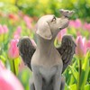 Angel Dog Memorial Statue, Hand Carved Vivid and Exquisite Pet