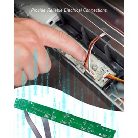 AUGREX 5304517587 Dishwasher User Control and Display Board Fit for Electrolux Frigidaire Dishwasher Replace 5304517587, 4840235, AP6802340, PS12585690, EAP1258569 Dishwasher Switch Assembly