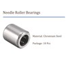 Kozelo 10 Pcs HF0612 Needle Roller Bearings [6mm ID x