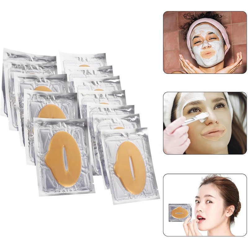 Mascarillas Labiales Exfoliantes E Hidratantes de Gel Fibra Vegetal, 25