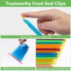 SumDirect 16-Piece Food Bag Sealer Clips| Reusable Plastic Sealer Sticks