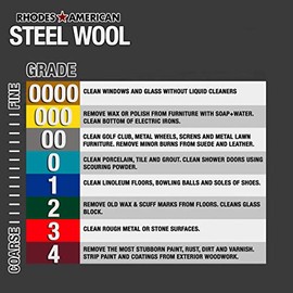 HOMAX PRODUCTS 12-Pack #3 Coarse Steel Wool Pads