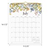 Wall Calendar 2025, 12 Monthly Floral Design Wall Calendar with