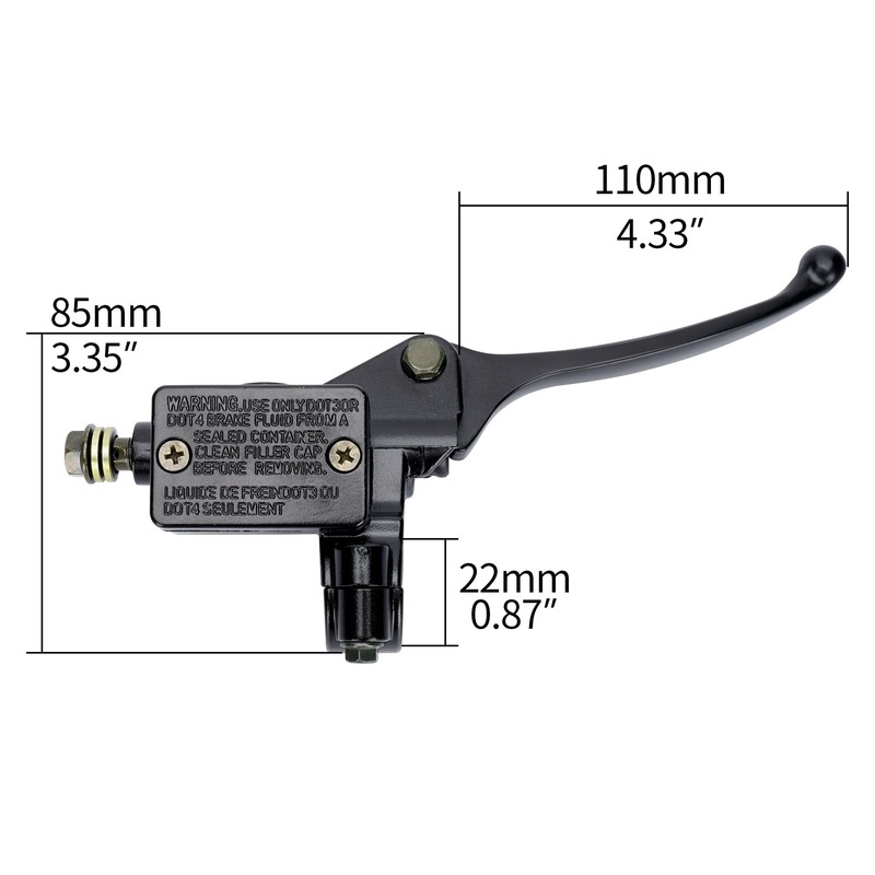 Right Brake Master Cylinder 50 110 125 ATV Dirt Bike