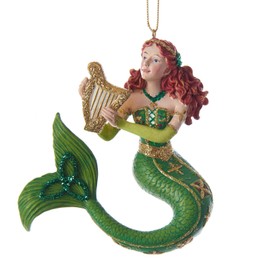 Ireland International Mermaid Christmas Tree Ornament 3.75 Inch E0209 New