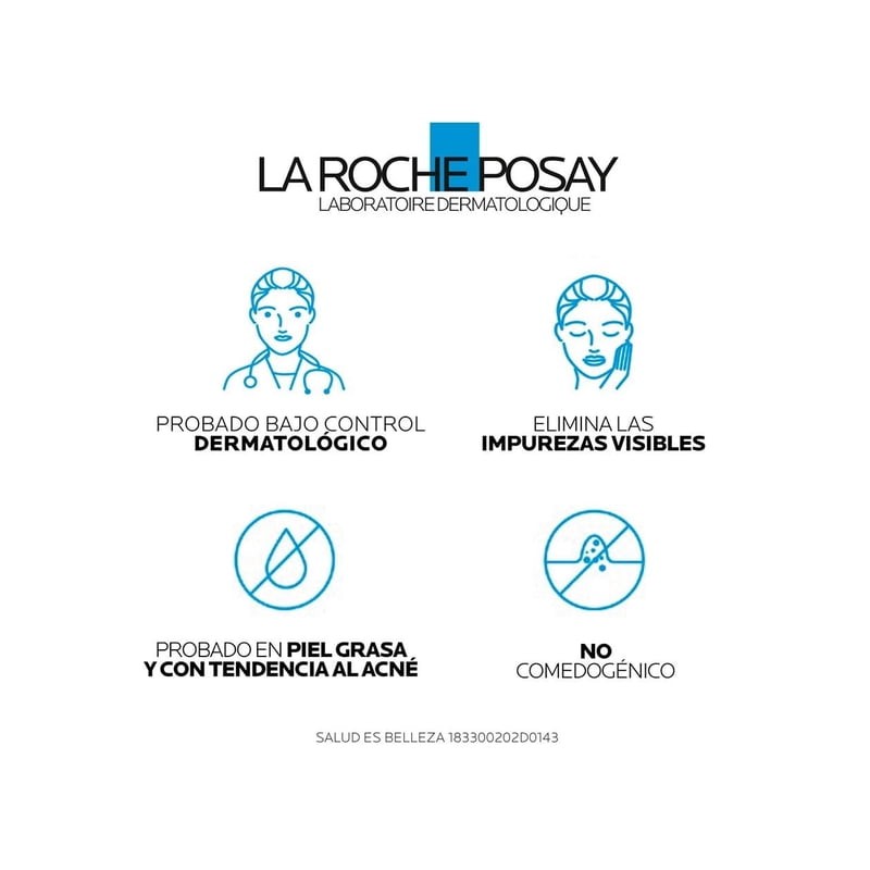 Crema facial La Roche Posay matificante y humectante para piel