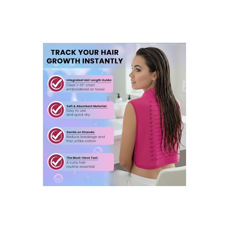 3 piezas, capa de pelo de microfibra, accesorios para peinar