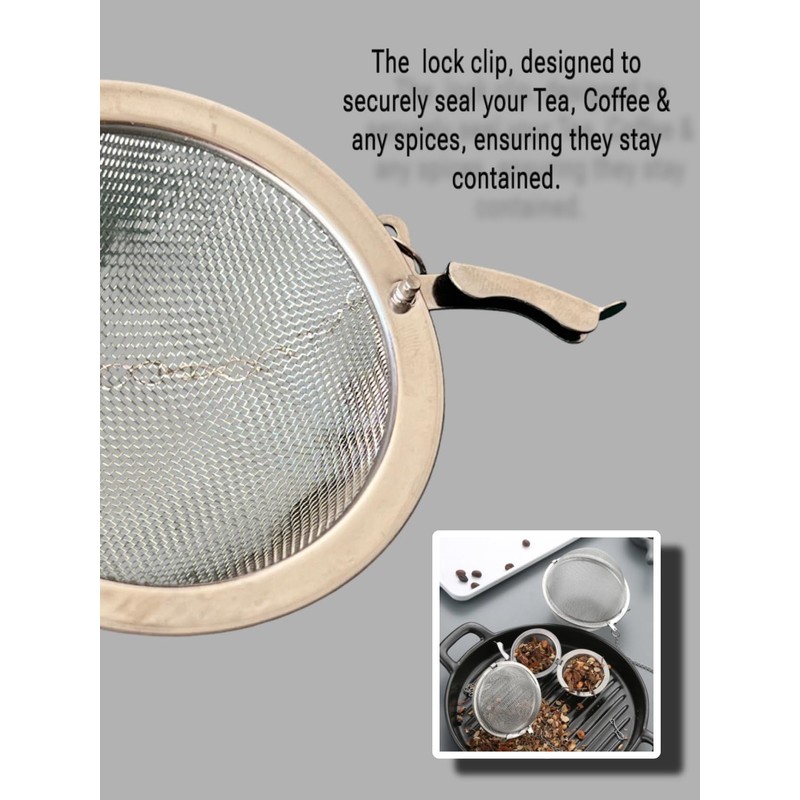 Tea Strainer by Shree Nand, Pack of 2 for Tea/Coffee