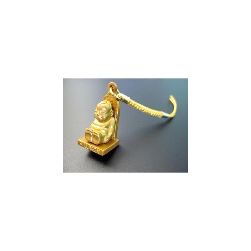Billiken Statue Strap, gold