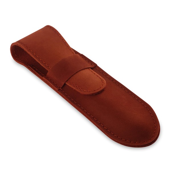 Straight Razor Case, Genuine Cowhide Leather Straight Razor Cover, Barber