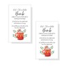 Boutique Marketing Hot Chocolate Bomb Instruction Cards | Physical Printed