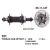 Bicycle 8-Speed Freewheel 11-34T Sprocket E-Bike