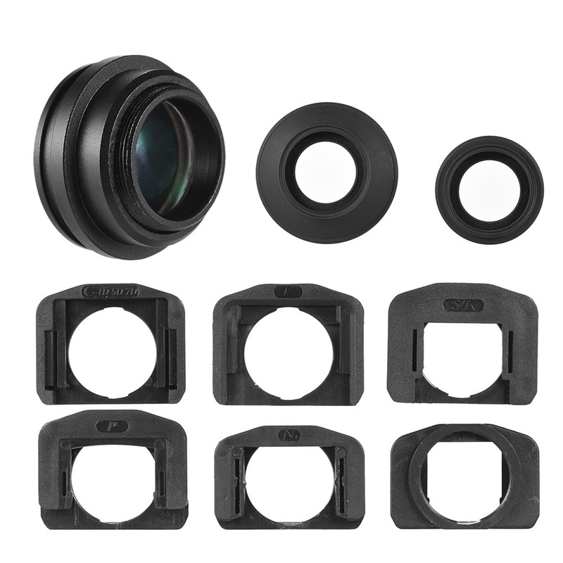 1.51X Fixed Focus Viewfinder Eyepiece Eyecup Magnifier for DSLR Camera