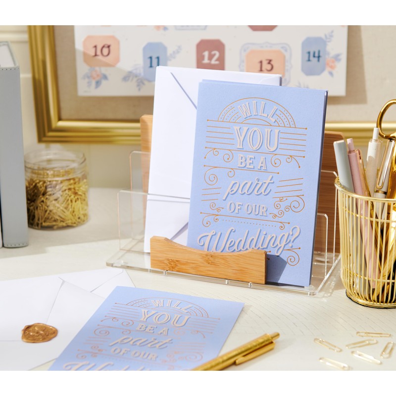 American Greetings Blank Wedding Invitations, (8-Count)