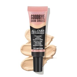 Corrector de cobertura completa debajo de los ojos, corrector de color iluminador para ojeras, corrector líquido de larga duración e impermeable para 