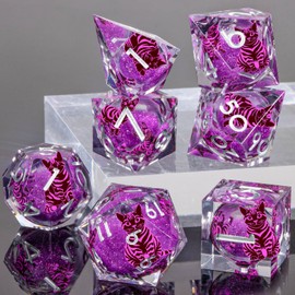 Resin Sharp Edge Polyhedral Dice