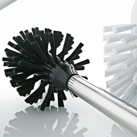 kela Testina per WC LA BROSSE ORIGINAL, testina di ricambio per spazzola per WC, testina per WC in plastica PET, bianca