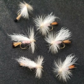 FRONTIER FLY COMPANY FLY FISHING FLIES SIZE 16 TRUDE PINK CUSTOM TIED DRY FLY