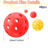 Jindizi 48 Pcs Golf Practice Balls, Air Flow Hollow Practice