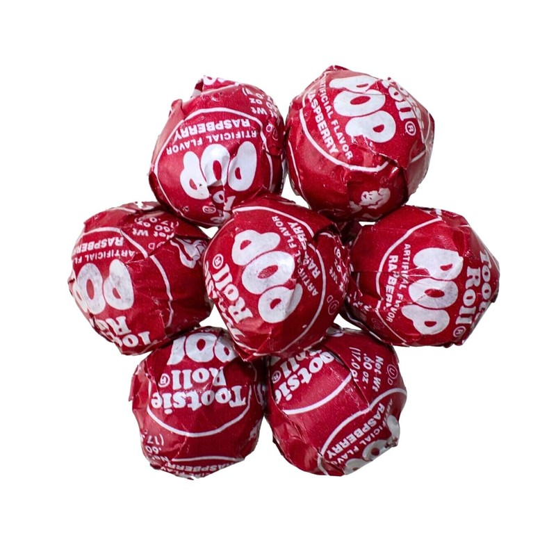 Red Raspberry Red Lollipops, Red Tootsie Pops, by Queen City