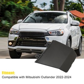 FZJDSD 1PC Front Bumper Tow Hook Eye Cover Cap Compatible with Mitsubishi outlander 2022 2023 2024 Replace 6400L364