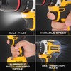 3/8" Brushless Compact Drill Tool Set, 85N.m 21V Cordless Drill