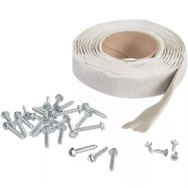 RecXtra Universal RV Vent Installation Kit / 8ft. Gray Butyl Tape, RV Trailer Camper