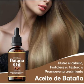 4 piezas Aceite de Batana de 30ml, Veganic Aceite para el Cabello, Aceite Romero, Batana Oil for Hair Growth, Nutre el Cuero Cabelludo, Reduce las Puntas Abiertas y Mejora Textura del Cabello