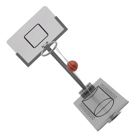1pc Finger Shooting Machine Mini Basketball Machine Desktop Basketball Toy Toys Basketball Hoop Toy Basketball Shooting Game Toy Desktop Game Toy Funny Game Fold Toy Ball