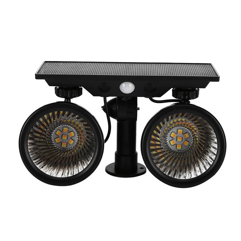 Solar Projection Light Human Body Induction 2‑Color Solar Lawn Lamp