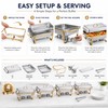 8QT Stainless Steel Chafing Dish Set for Buffets – Gold