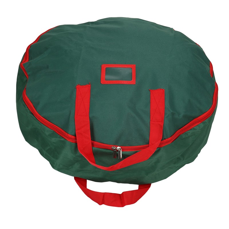 Christmas Wreath Storage Bag 600D Oxford Cloth Waterproof Tear Resistant