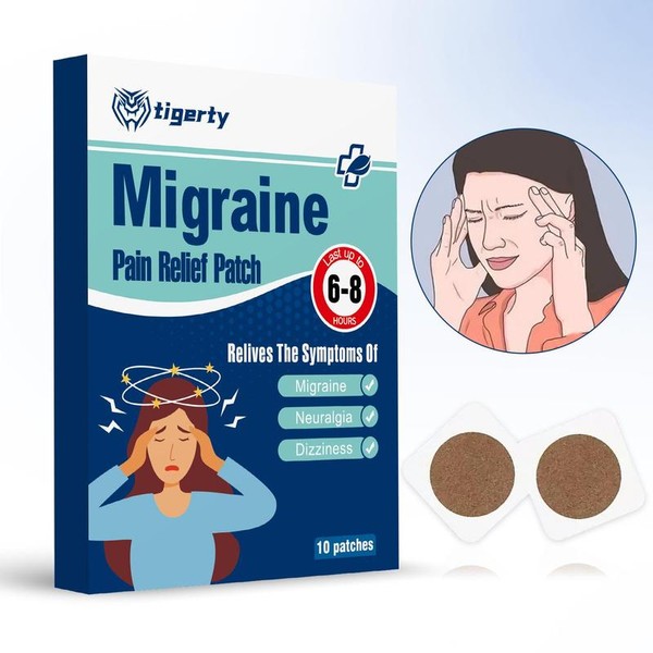 Migraine Patch, 1 Box/3 Boxes(10 Patches/box) Headache Care Patch, Relaxation